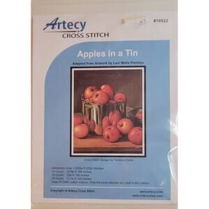 Apples in a Tin by Artecy Cross Stitch Pattern